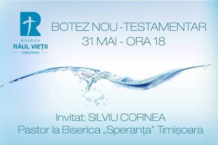 Botez la Biserica Penticostală Râul Vieții Constanța